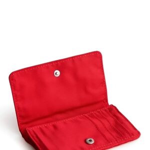 Vera Bradley Card Wallet, Gogi Berry Red, Nylon